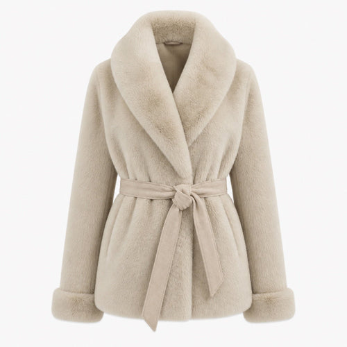 Faux Fur Jas - One Size