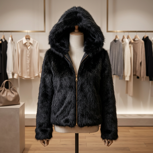 Faux Fur Jas – Model 41185