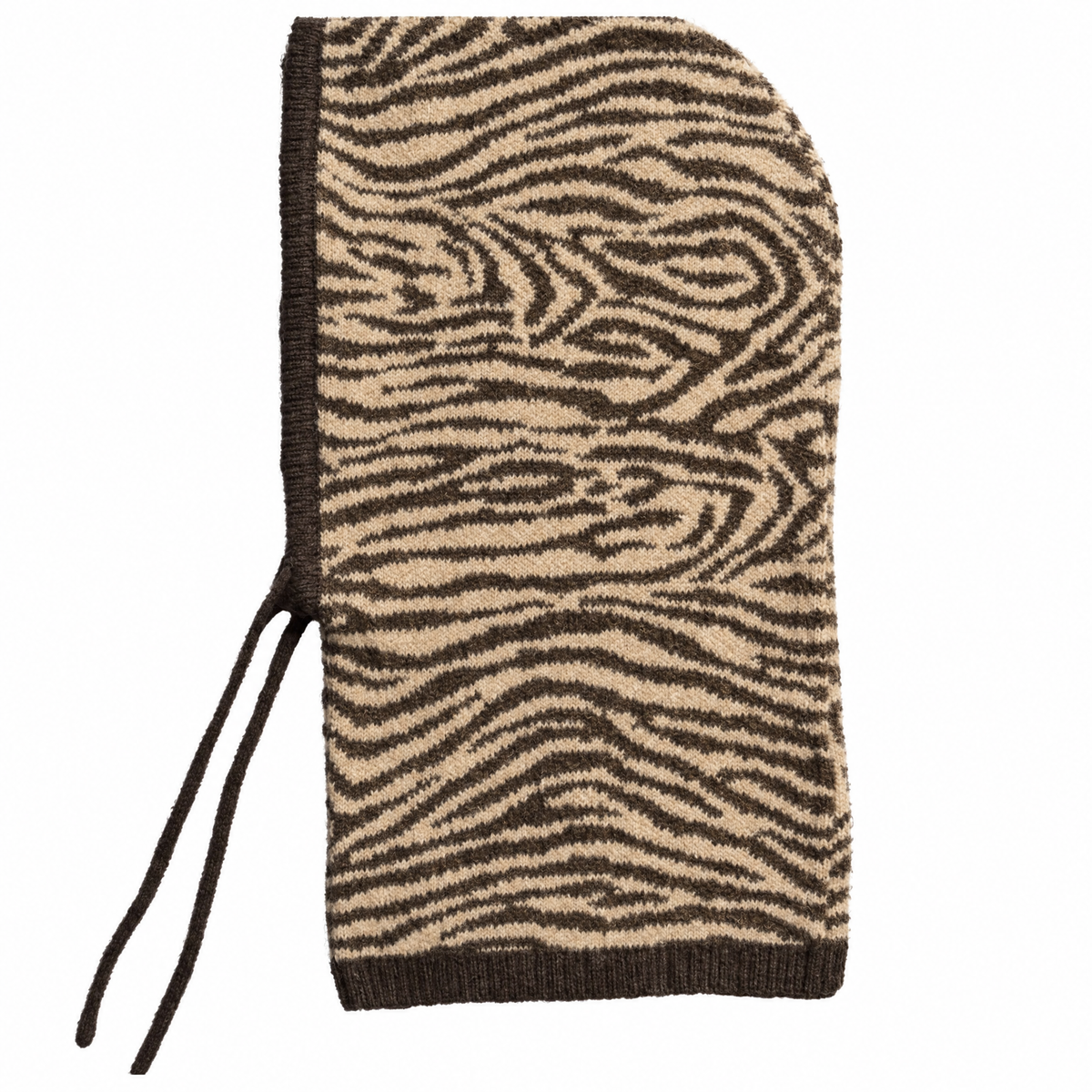 Zebra Gebreide Hood