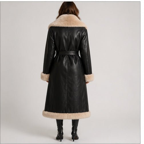 Reversible Jas - Faux Leather & Faux Fur