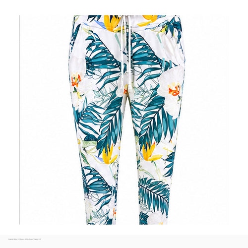 BYD-AM-78-BROEK-PRINT-WHITE-GREEN-TROPICAL-M correct 7/8 broek front