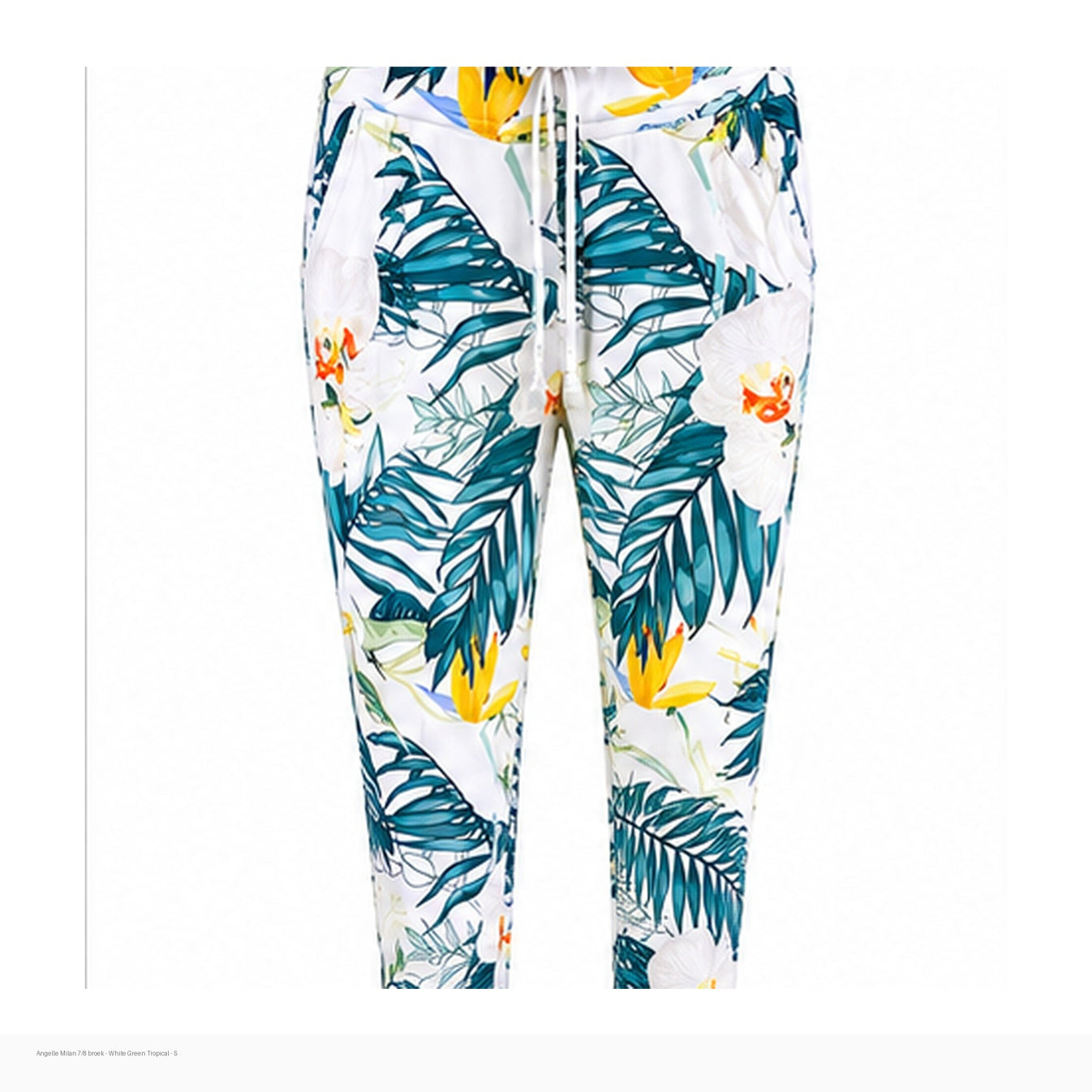 BYD-AM-78-BROEK-PRINT-WHITE-GREEN-TROPICAL-S correct 7/8 broek front